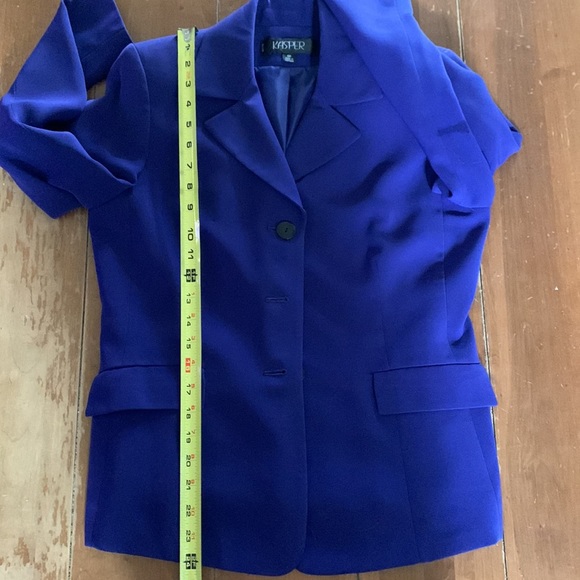 Kasper Purple Suit Set (jacket 6P, skirt 4P) - Picture 10 of 12